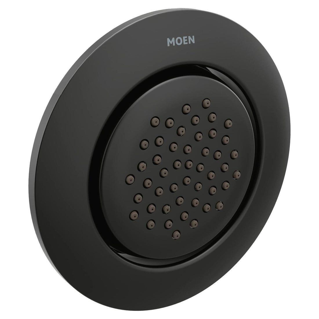 MOEN Mosaic TS1322BL Round Single-Function Body Spray in Matte Black (Valve Required)