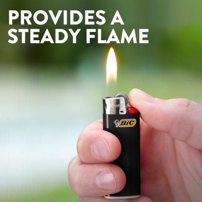 BIC Mini Pocket Lighters Assorted Bright Colors - 50-Count Tray + 3 Free