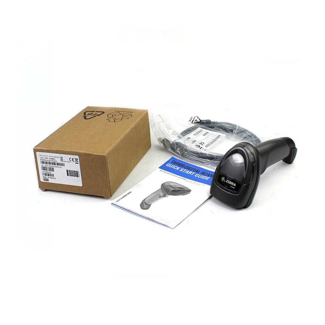 ZEBRA DS4608-HD 2D USB Area-imaging Handheld Barcode Scanner with Cable DS4608-HD00007ZZCN
