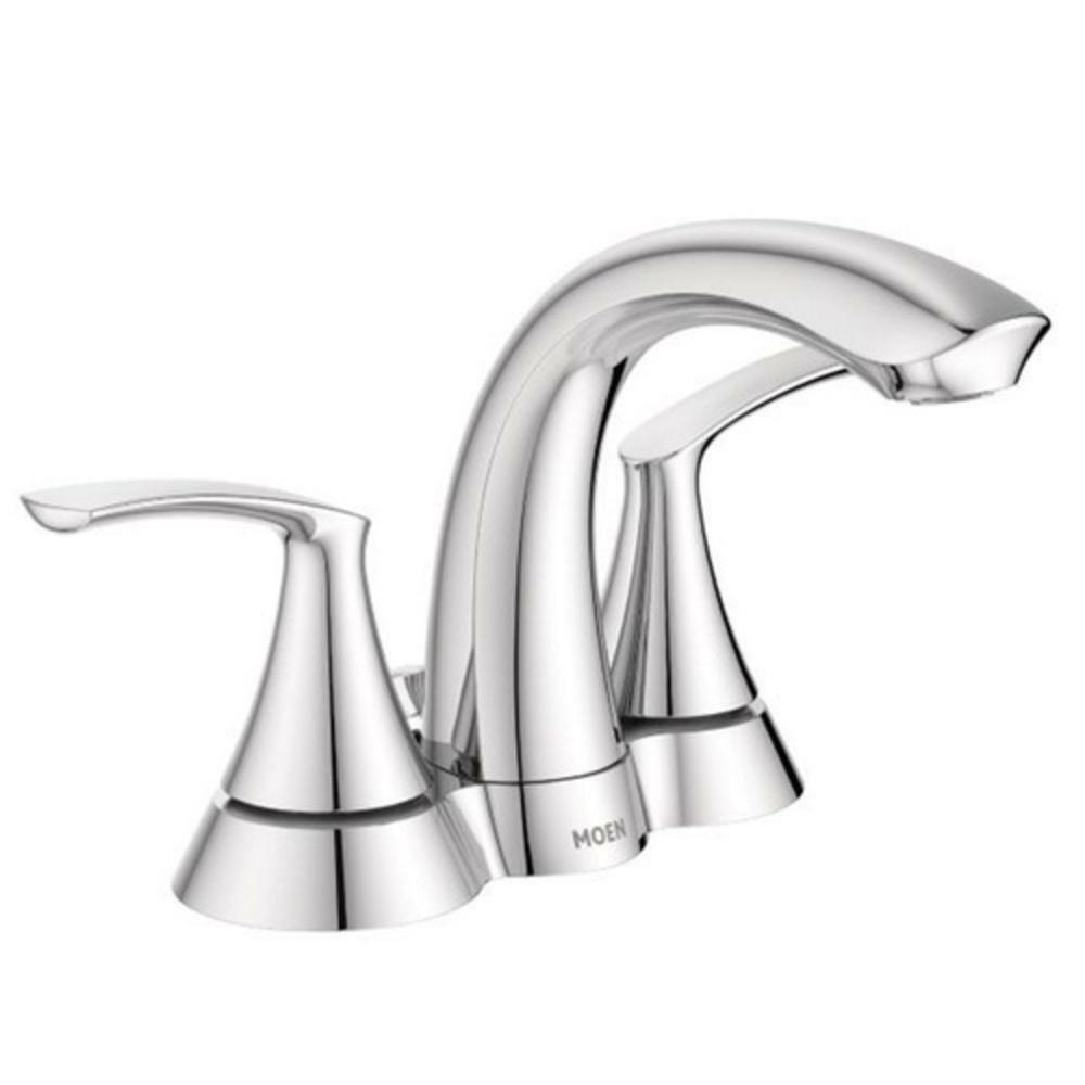 MOEN Seena 5010 Two-Handle Centerset Bathroom Sink Faucet in Chrome - Like New