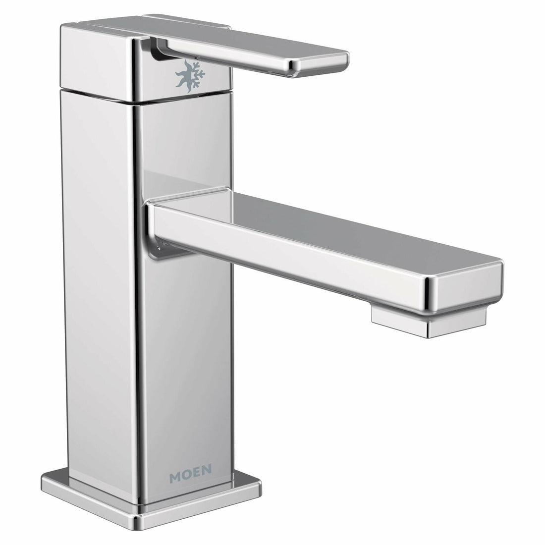 MOEN 90 Degree S6710 One-Handle Bathroom Sink Faucet in Chrome (Drain Included) - Like New