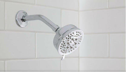 CFG Four Function Wallmount Showerhead, Chrome