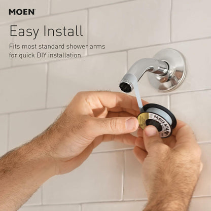 Moen S6360EP 8" Eco-Performance Single-Function Rainshower Showerhead with Immersion Technology, Chrome
