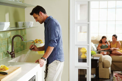 Moen 5995ORB Arbor One Handle High Arc Pulldown Bar Faucet with Reflex, Oil Rubbed Bronze