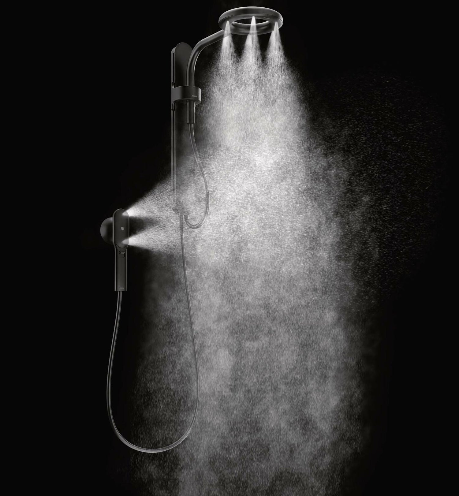 Moen N207C0SRN Spa Shower including Rainshower, Handshower and Magnetic Dock, Spot Resist Brushed Nickel