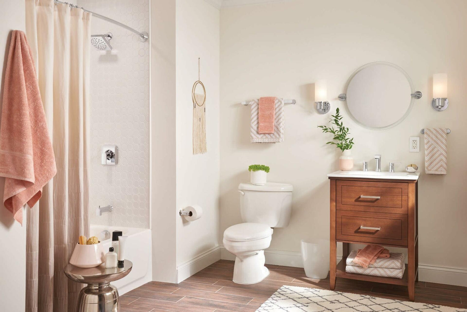 Moen Genta LX Chrome Posi-Temp One-Handle Tub/Shower Trim Valve Without Showerhead, T2473NH