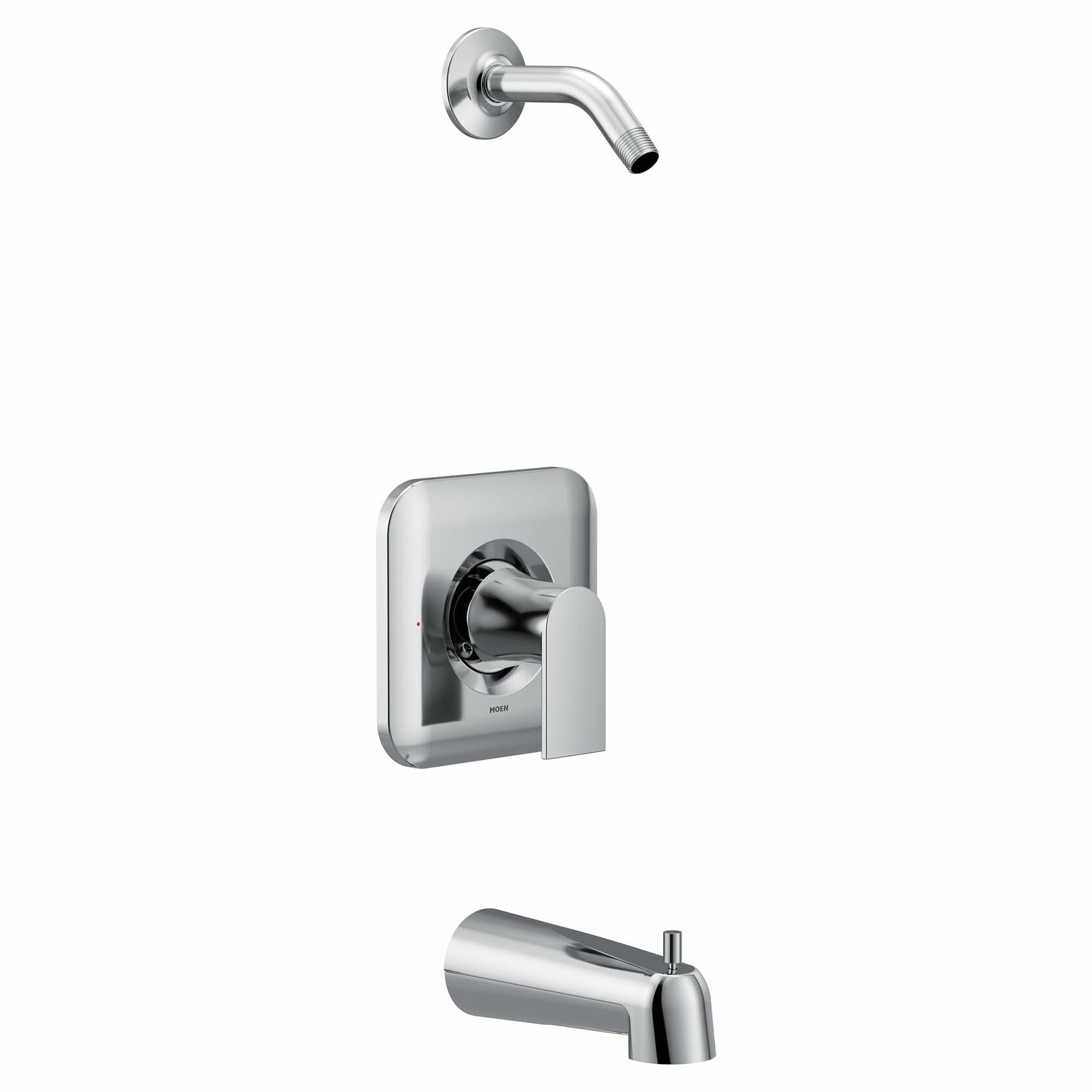 Moen Genta LX Chrome Posi-Temp One-Handle Tub/Shower Trim Valve Without Showerhead, T2473NH