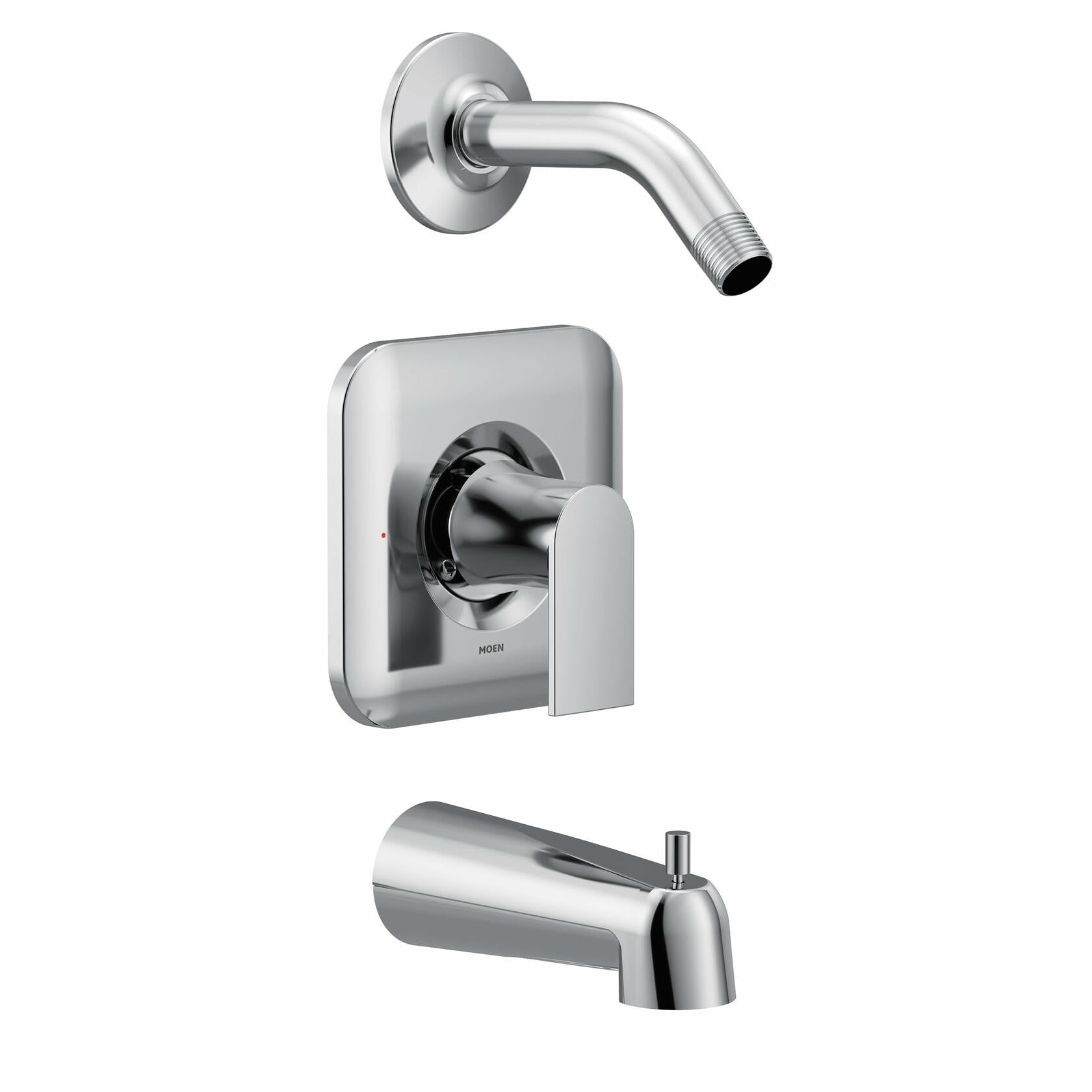 Moen Genta LX Chrome Posi-Temp One-Handle Tub/Shower Trim Valve Without Showerhead, T2473NH