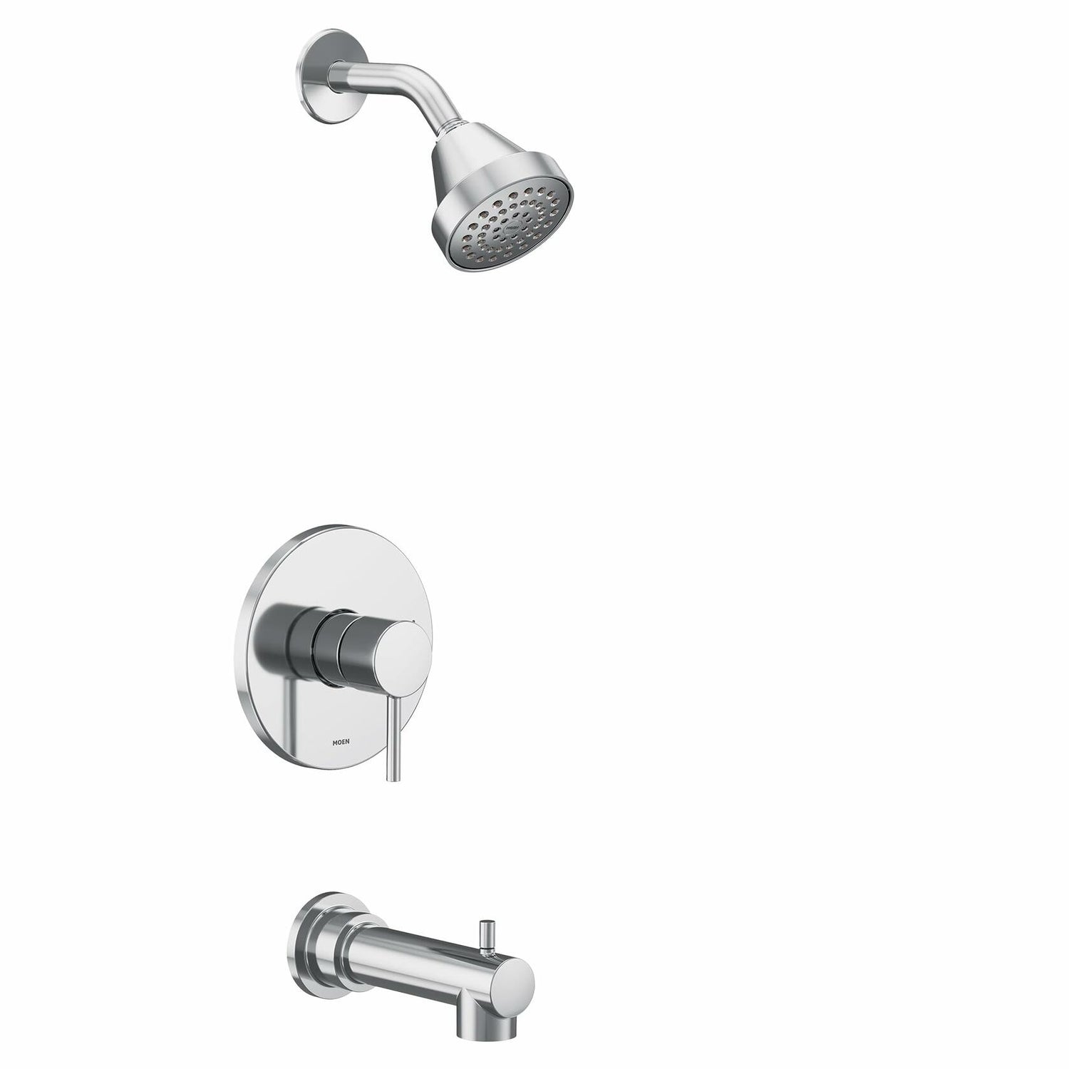 Moen UT2193EP Align M-CORE 2-Series 1-Handle Tub and Shower Trim Kit, Valve Required, Chrome