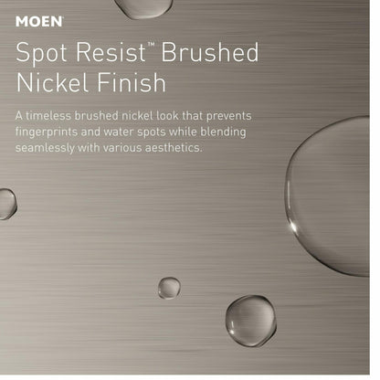 Moen Idora Spot Resist Brushed Nickel Posi-Temp Tub and Shower with Valve Included, 82115SRN