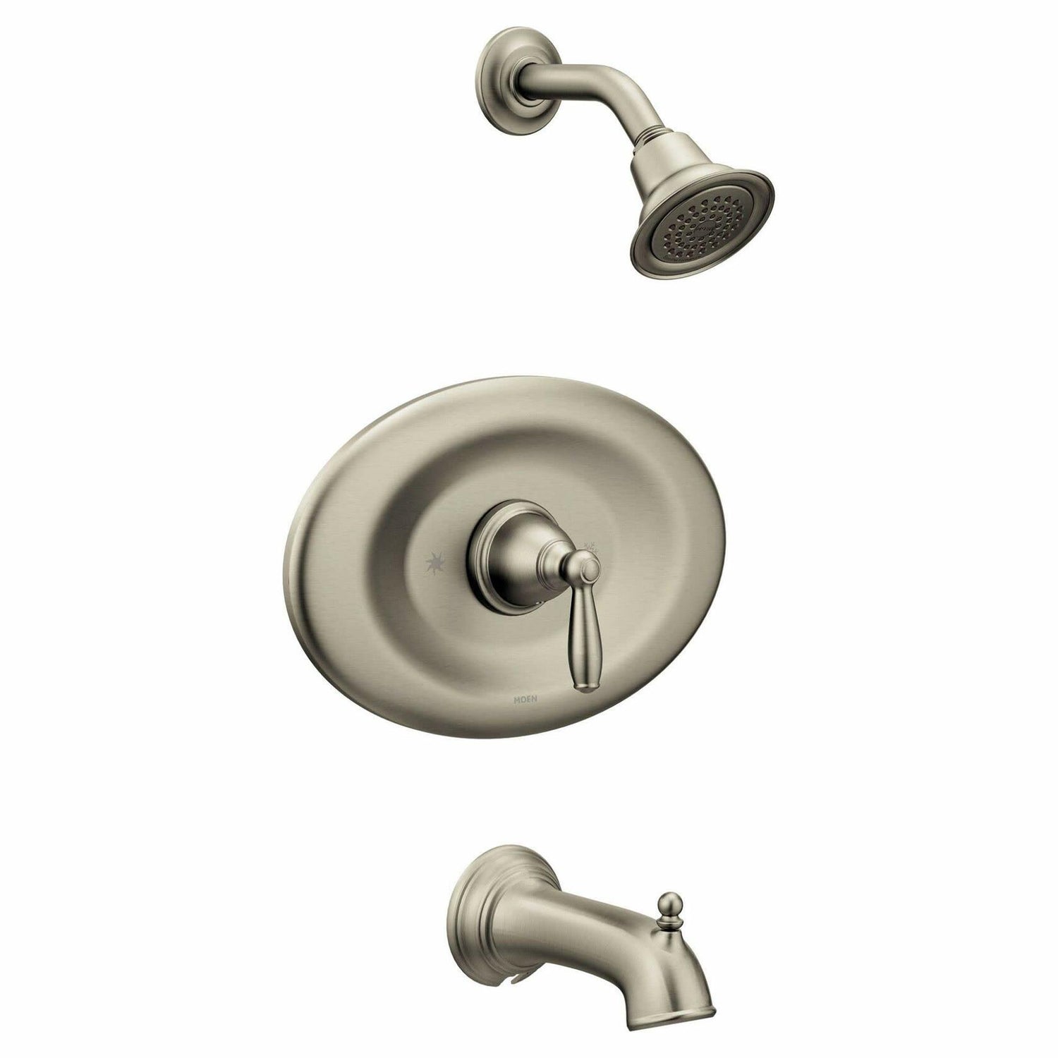 MOEN Brantford T2157EPBN Posi-Temp Eco-Performance Tub and Shower Trim Kit in Brushed Nickel (Valve Required)