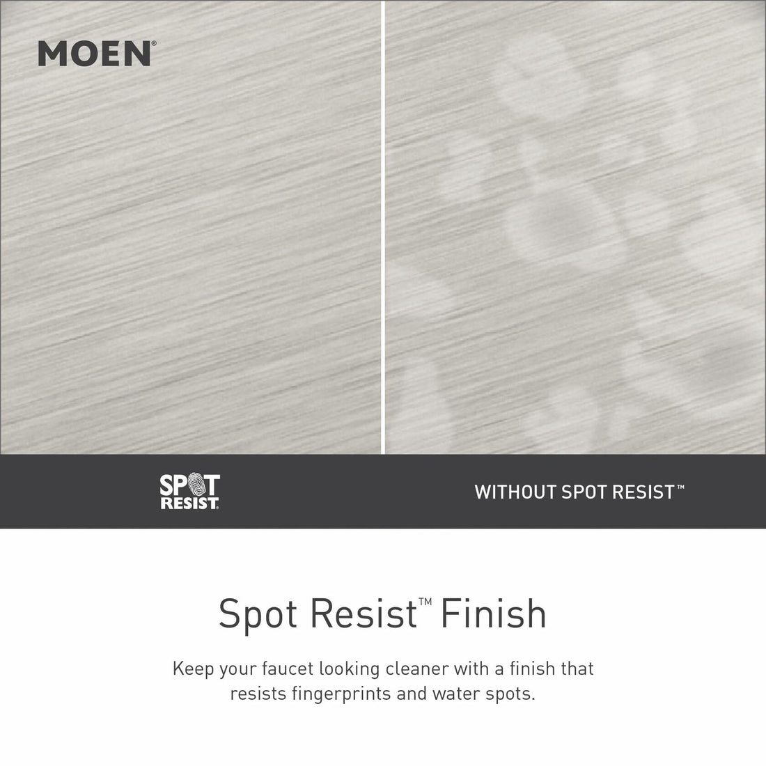 Moen 84092SRN Ellicott 4" Lavatory Faucet, Spot Resist Brushed Nickel