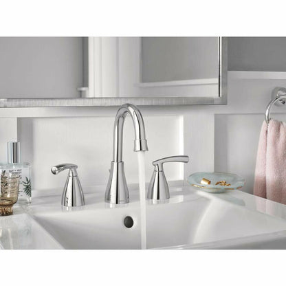 MOEN 84716 Essie 8 in. Widespread 2-Handle Bathroom Faucet in Chrome