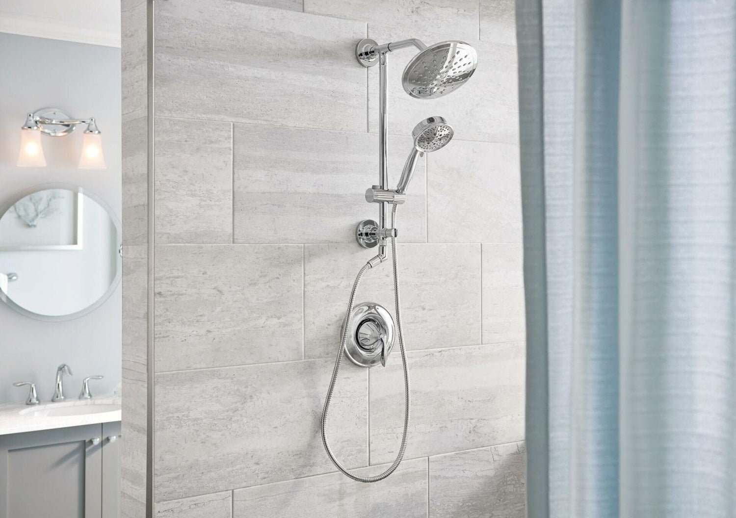 Moen T2232EP Eva Shower Only System with Rainshower Showerhead without Valve, Chrome