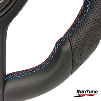 BMW 1-5 Series F30 F80 M5 M3 M4 Nappa Leather Steering Wheel M Stitch &amp; Shifters