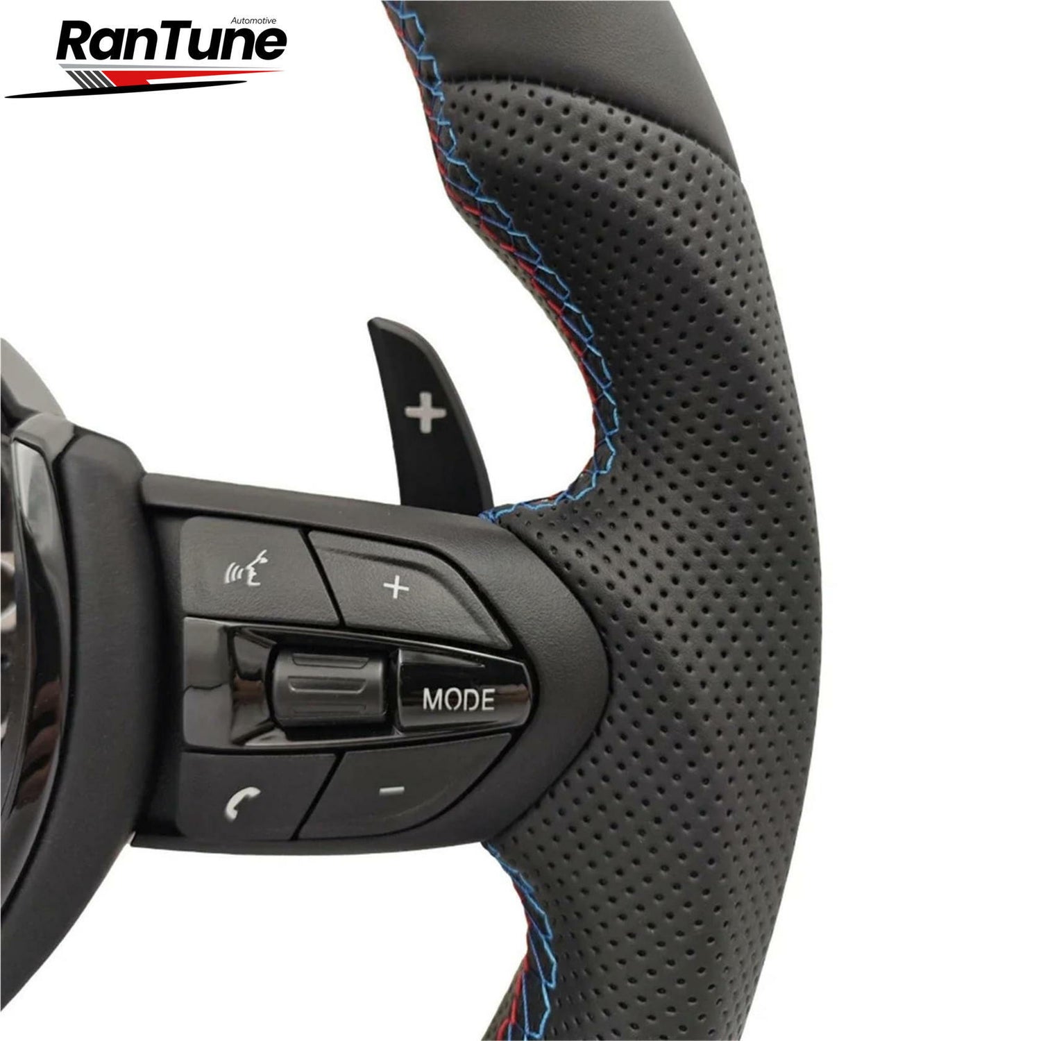 BMW 1-5 Series F30 F80 M5 M3 M4 Nappa Leather Steering Wheel M Stitch &amp; Shifters