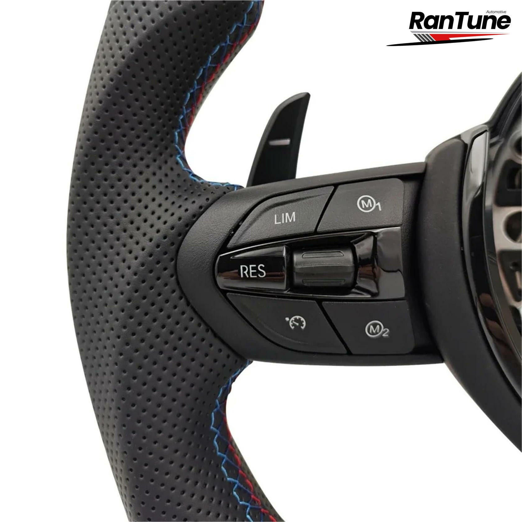 BMW 1-5 Series F30 F80 M5 M3 M4 Nappa Leather Steering Wheel M Stitch &amp; Shifters