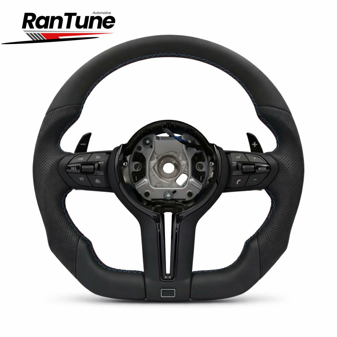 BMW 1-5 Series F30 F80 M5 M3 M4 Nappa Leather Steering Wheel M Stitch & Shifters