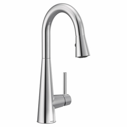 MOEN Sleek 7664 Single-Handle Pull-Down Sprayer Bar Faucet in Chrome