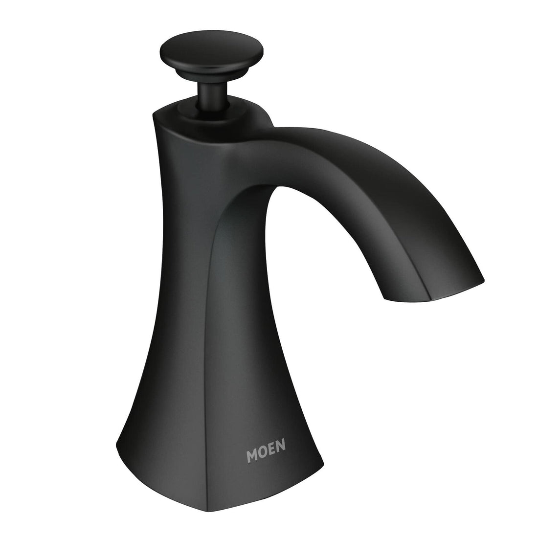 MOEN Transitional S3948BL Deck Mounted Kitchen Soap Dispenser in Matte Black