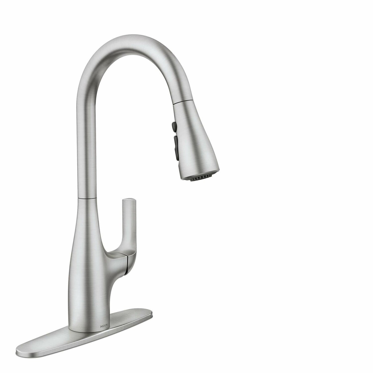 MOEN Leesi 87448SRS Single-Handle Pull-Down Sprayer Kitchen Faucet with Reflex and Power Boost in Spot Resist Stainless