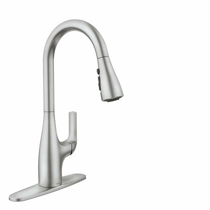 MOEN Leesi 87448SRS Single-Handle Pull-Down Sprayer Kitchen Faucet with Reflex and Power Boost in Spot Resist Stainless