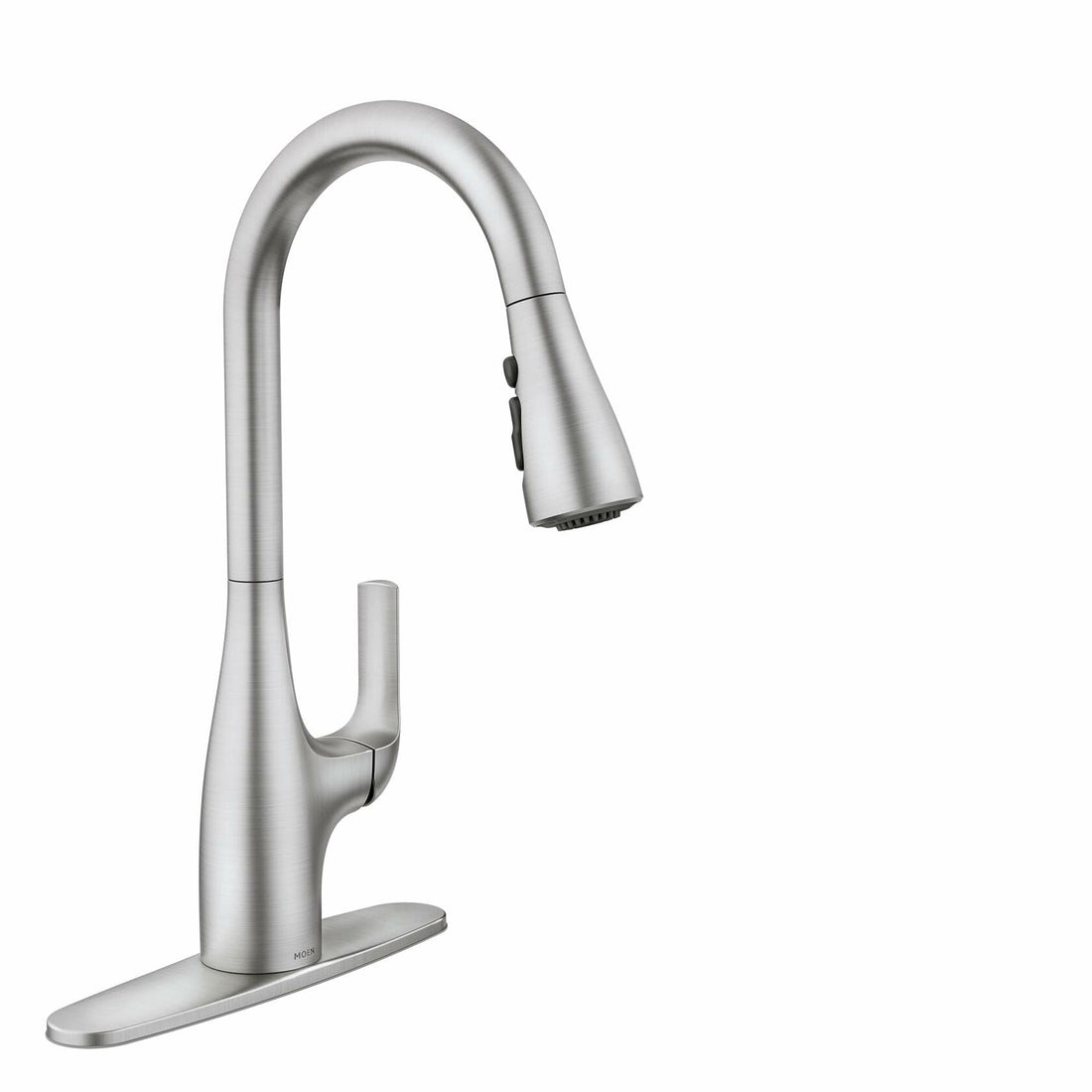 MOEN Leesi 87448SRS Single-Handle Pull-Down Sprayer Kitchen Faucet with Reflex and Power Boost in Spot Resist Stainless