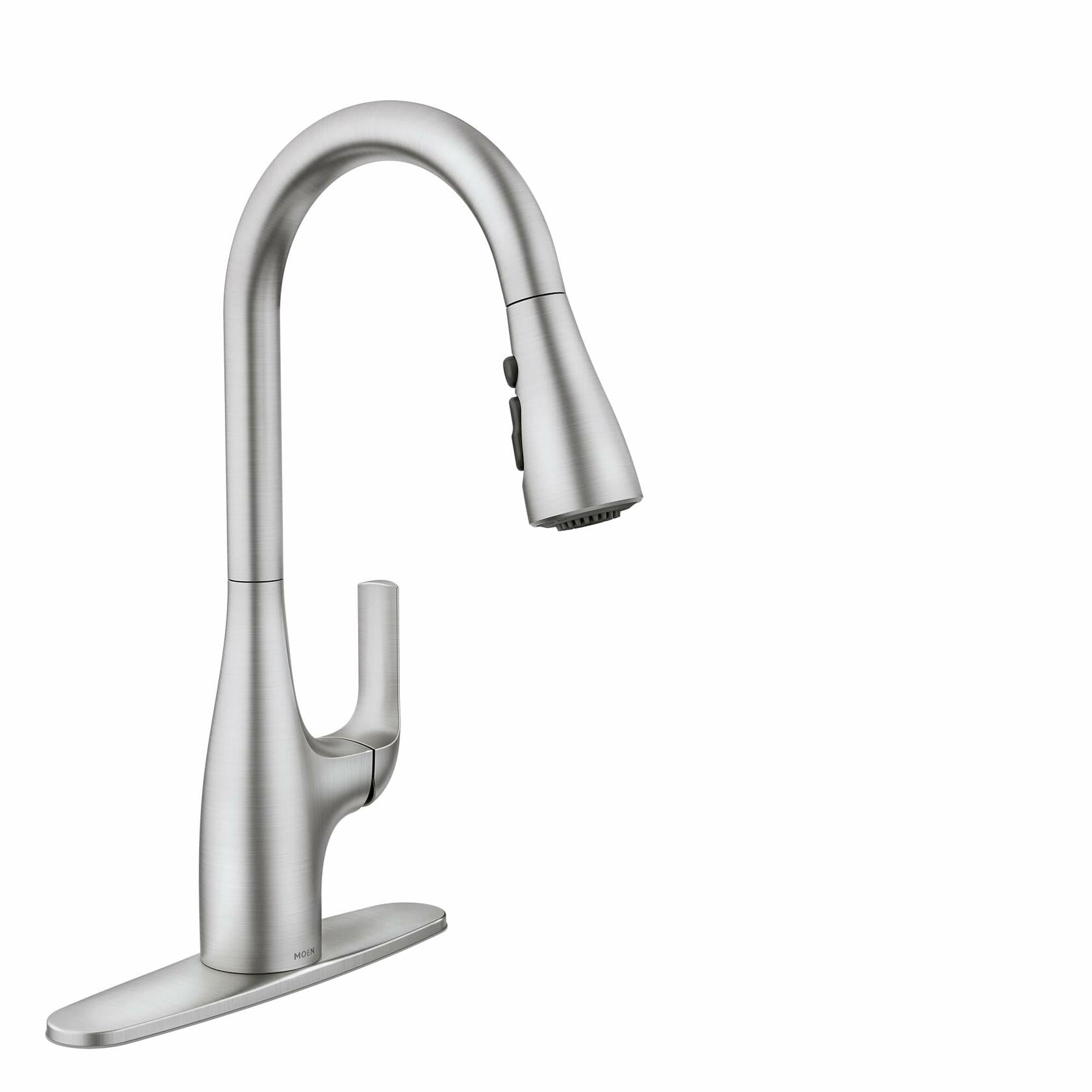 MOEN Leesi 87448SRS Single-Handle Pull-Down Sprayer Kitchen Faucet with Reflex and Power Boost in Spot Resist Stainless