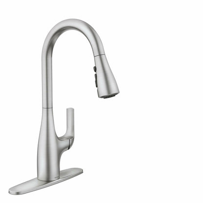 MOEN Leesi 87448SRS Single-Handle Pull-Down Sprayer Kitchen Faucet with Reflex and Power Boost in Spot Resist Stainless