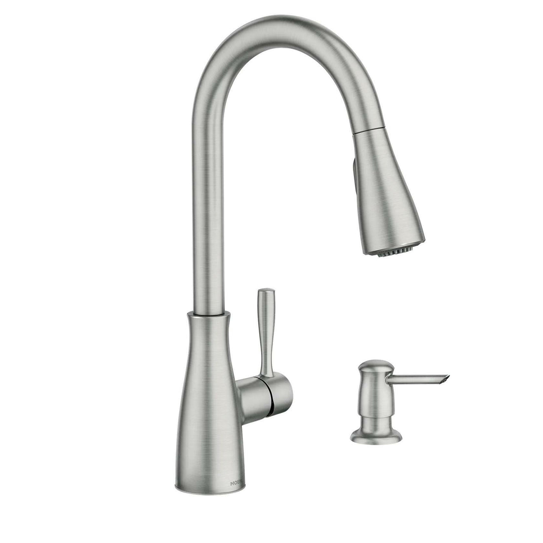 MOEN Lucira 87699SRS One-handle High Arc Pulldown Kitchen Faucet in Spot Resist Stainless