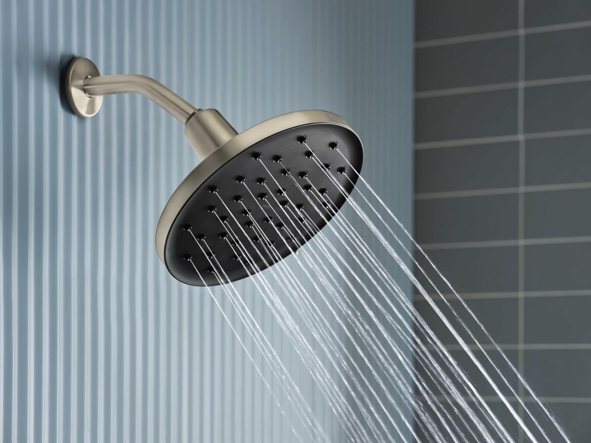 MOEN Verso 220R3BN Adjustable 9" Diameter Spray Head Rainshower in Brushed Nickel
