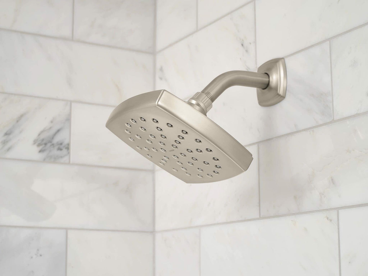 MOEN Finney 82721SRN One-Handle Tub and Shower Faucet in Spot Resist Brushed Nickel (Valve Required)