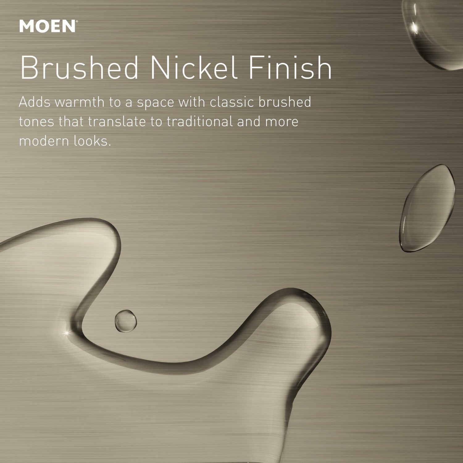 MOEN Gibson T2901BN Posi-Temp Pressure-Balancing Modern Shower Handle Trim in Brushed Nickel (Valve Required)