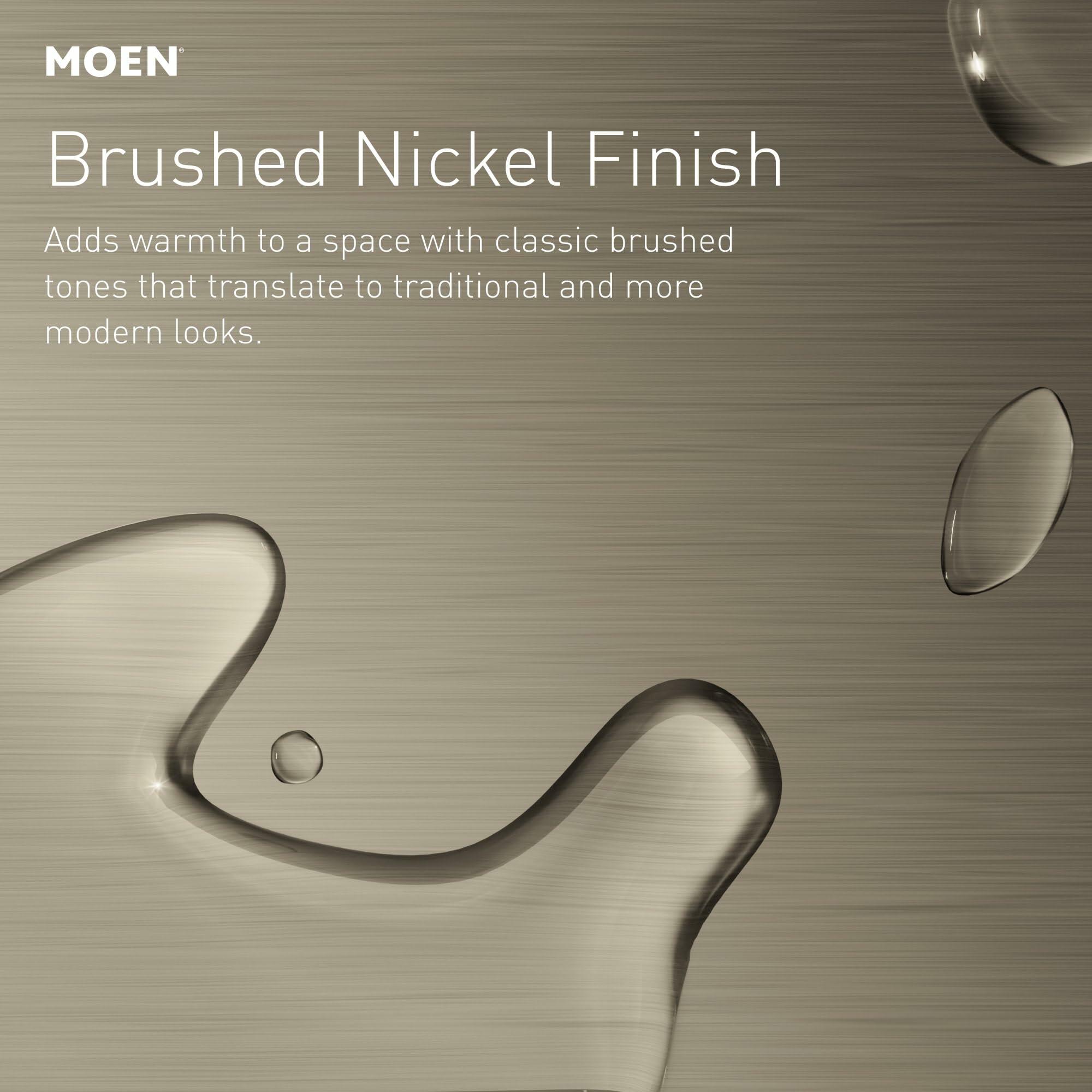 MOEN Gibson T2901BN Posi-Temp Pressure-Balancing Modern Shower Handle Trim in Brushed Nickel (Valve Required)