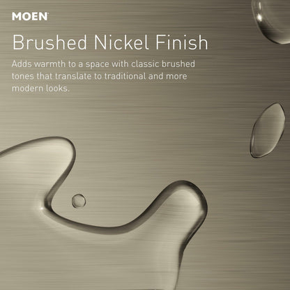 MOEN Gibson T2901BN Posi-Temp Pressure-Balancing Modern Shower Handle Trim in Brushed Nickel (Valve Required)