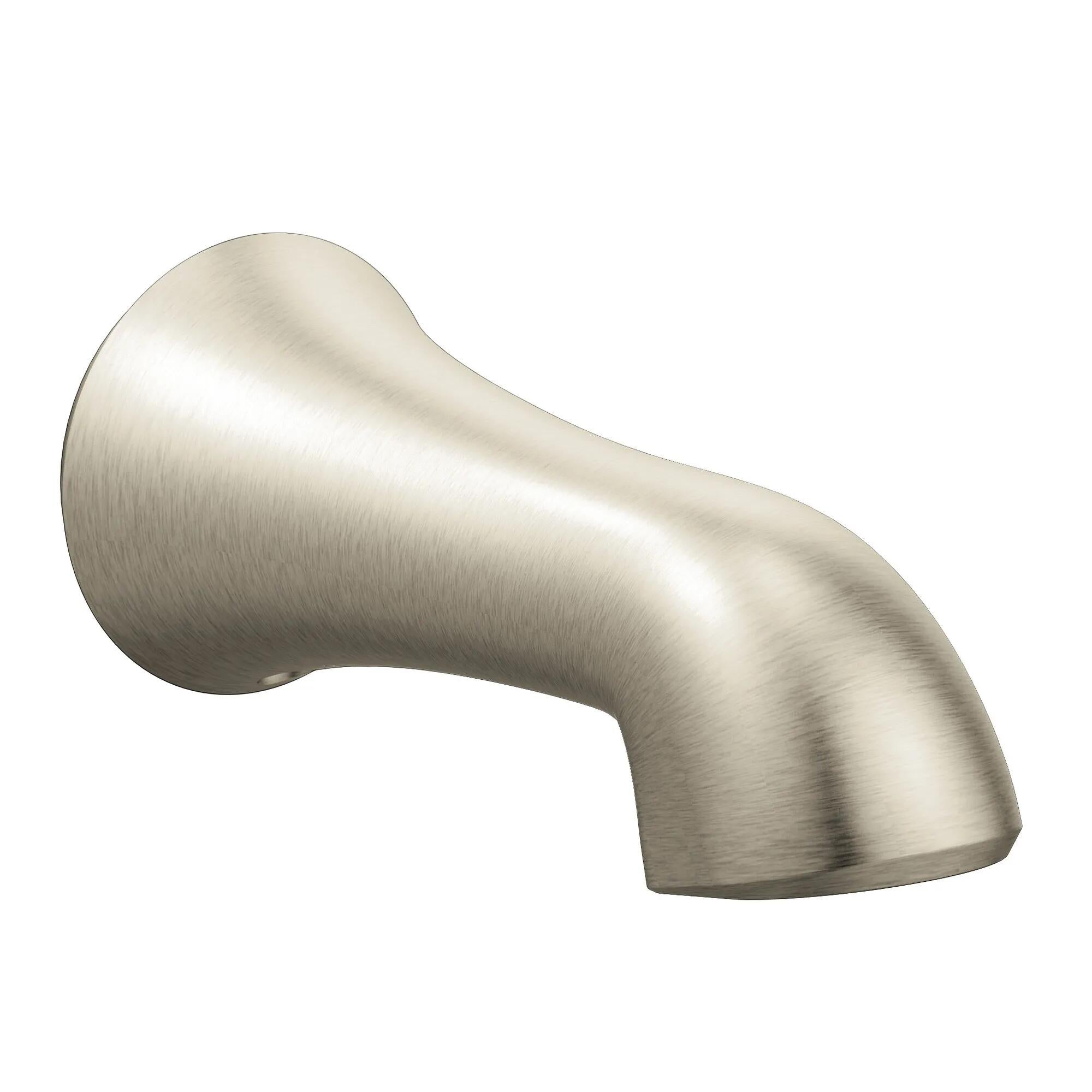 MOEN Wynford 195386BN Replacement Tub Non-Diverter Spout 1/2-Inch Slip Fit Connection in Brushed Nickel