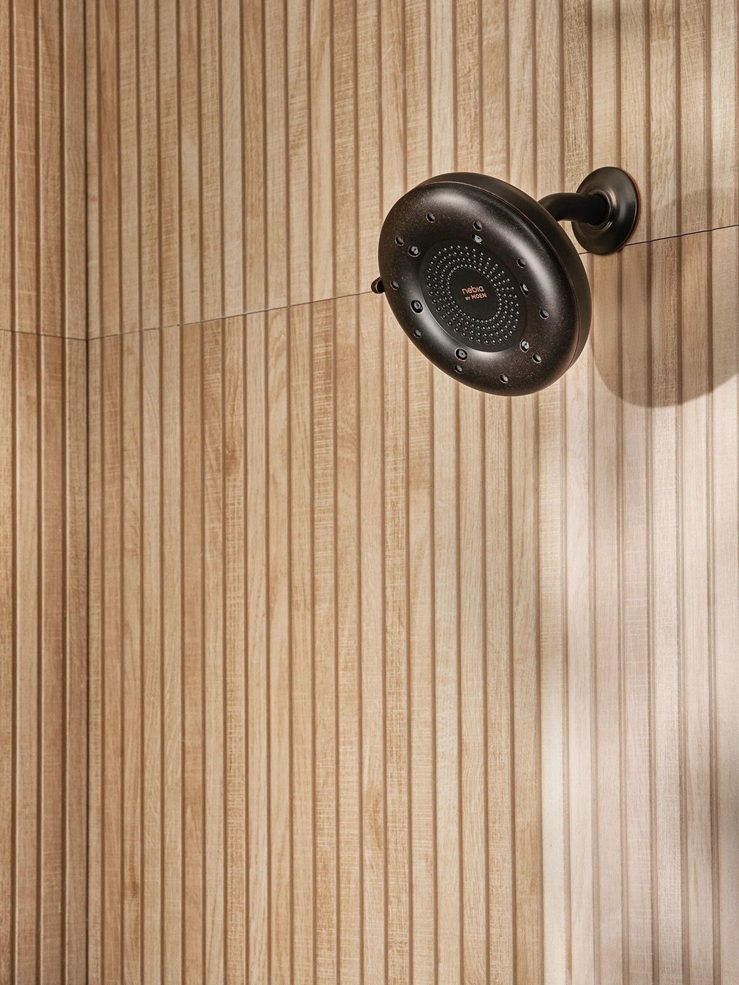 MOEN Quattro N400R0ORB Rainshower Showerhead with Four Unique Shower Experiences in O3il Rubbed Bronze