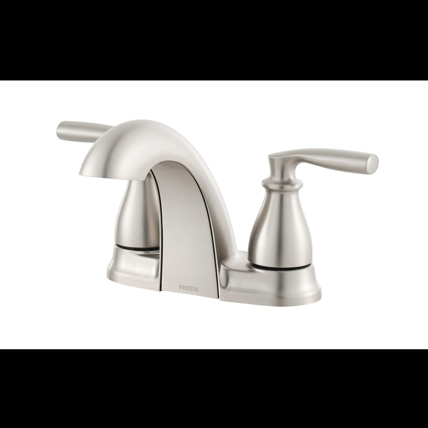 MOEN Hilliard 84532SRN Two-handle Centerset Bathroom Sink Faucet in Spot Resist Brushed Nickel