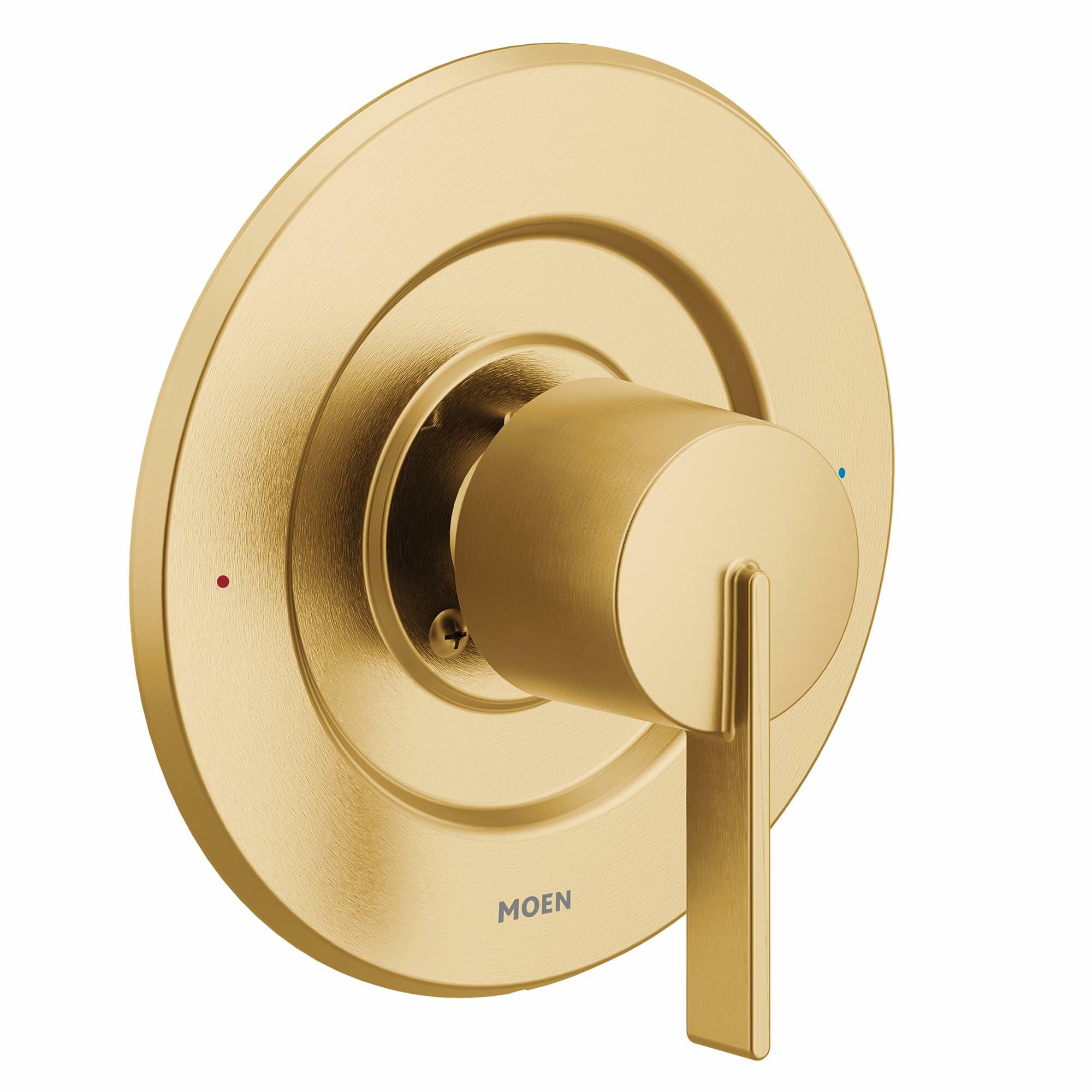 MOEN Cia T2261BG 1-Handle Posi-Temp Pressure Balancing Valve Trim Kit in Brushed Gold (Valve Required)