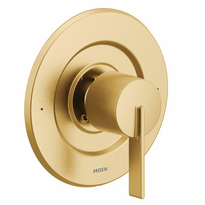 MOEN Cia T2261BG 1-Handle Posi-Temp Pressure Balancing Valve Trim Kit in Brushed Gold (Valve Required)