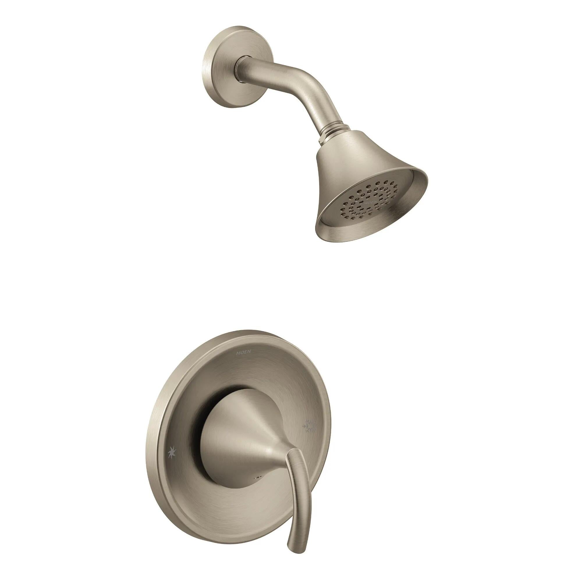 MOEN Glyde T2742BN Posi-Temp Shower Trim Kit in Brushed Nickel