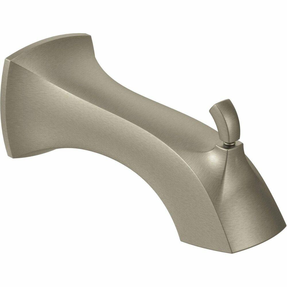 MOEN Voss 161955BN Diverter Tub Spout with 1/2" Pipe Slip Fit CC Connection in Brushed Nickel