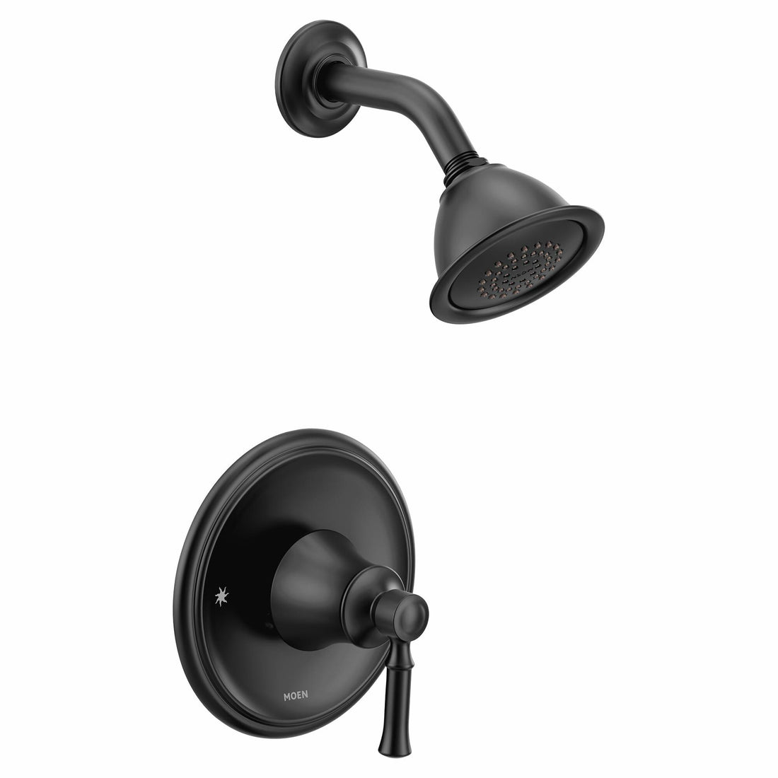 MOEN Dartmoor T2182BL Posi-Temp Bathroom Tub Faucet Trim Kit in Matte Black (Valve Required)