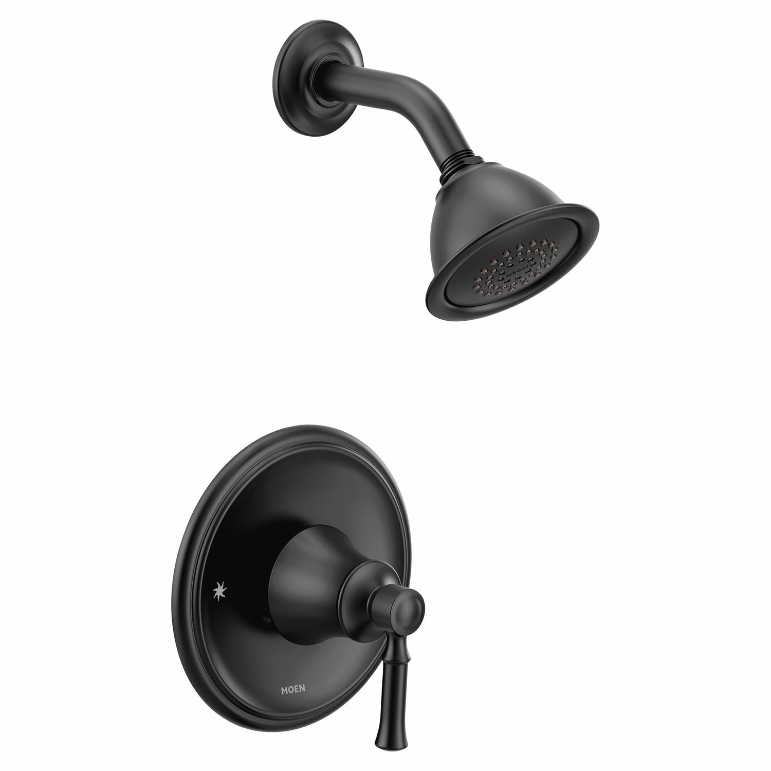 MOEN Dartmoor T2182BL Posi-Temp Bathroom Tub Faucet Trim Kit in Matte Black (Valve Required)