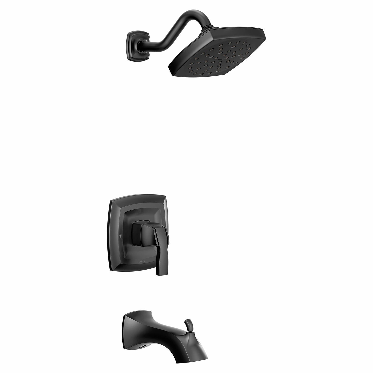 MOEN Voss UT3693BL M-CORE 3-Series 1-Handle Tub and Shower Trim Kit in Matte Black (Valve Required)