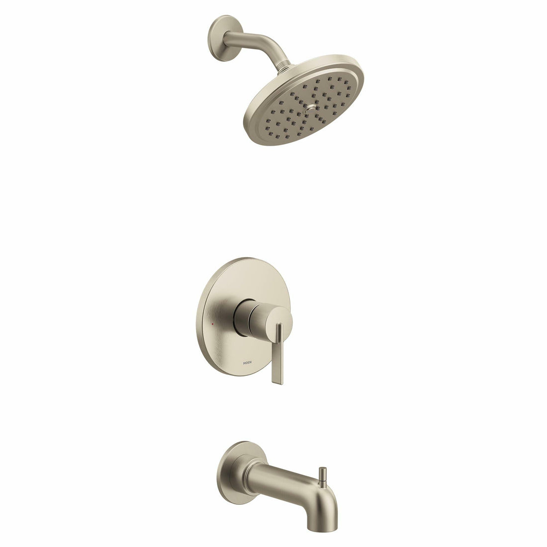 MOEN CIA UT2263EPBN M-CORE 2-Series Eco Performance 1-Handle Tub and Shower Trim Kit Brushed Nickel (Valve Required)