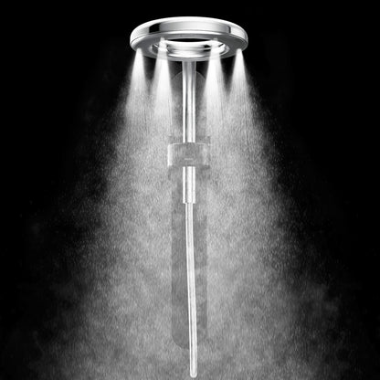 MOEN Spa N207R0BLC Shower Rainshower in Matte Black/Chrome
