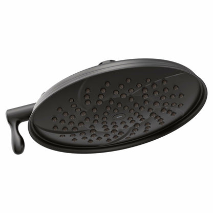 MOEN Isabel S1311BL 8-Inch Two-Function Showerhead with Immersion Technology in Matte Black