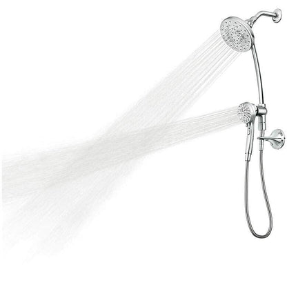 MOEN Engage 28501 6-Setting Handheld and Rain Showerhead with Slide Bar in Chrome