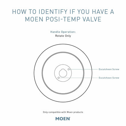 MOEN Flara TS2913BG Posi-Temp Pressure Balancing Tub and Shower Trim Kit in Brushed Gold (Valve Required)